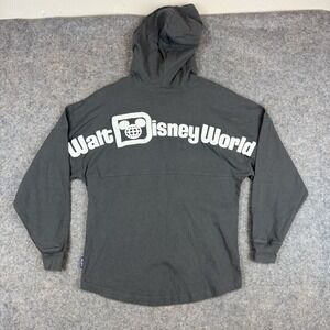 Disney World Spirit Jersey Hoodie Adult Small Gray Pullover Sweater Parks Resort